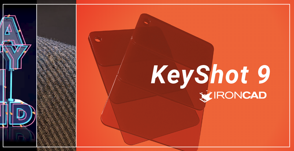 KeyShot 9  (redare in timp real) compatibil cu IRONCAD